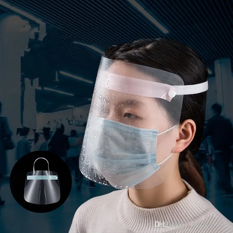 Mulit Color Plastic Face Shield Face Mask Reusable Safety Shield Full Face  Protection Protective Mask Protection From Splash From Weaving_web, $0.85